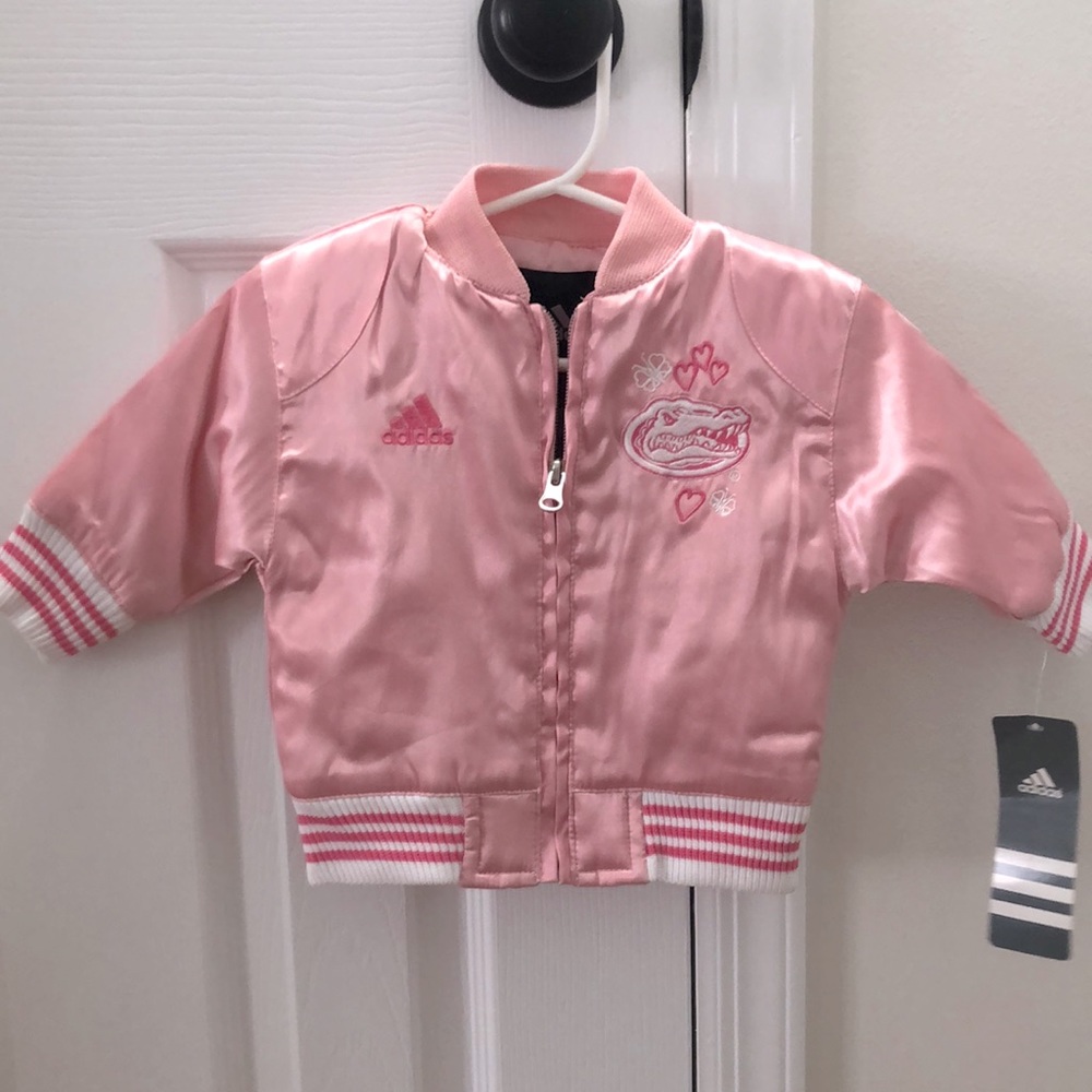 Adidas pink baby coat